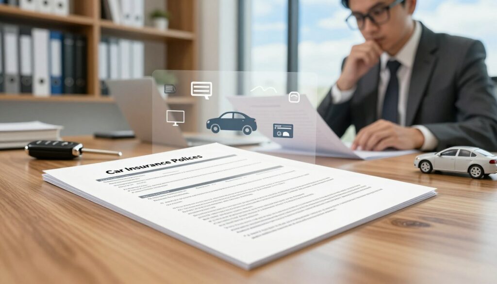 A-detailed-illustration-of-car-insurance-policies-focused-on-the-concept-of-auto-guarantees-1024x585 Assurance "au tiers" vs "tous risques" : Le guide ultime pour ne pas se tromper