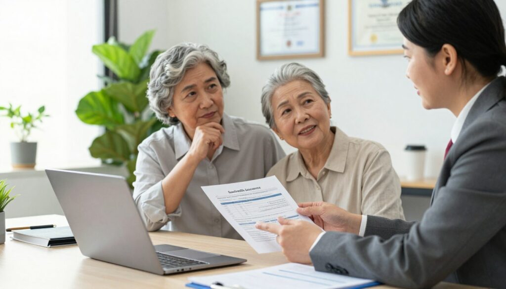 A-professional-financial-advisor-in-business-attire-seated-at-a-desk-with-a-laptop-open-1024x585 Assurance dépendance 2026 : Prix, devis, critères – Faut-il craindre le grand âge ?