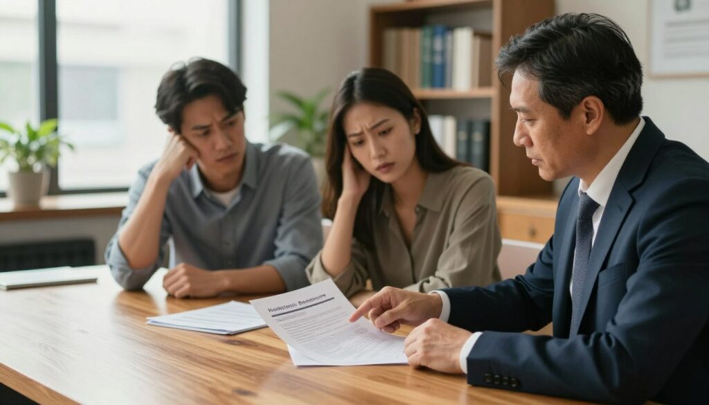 A-visual-representation-of-a-bank-office-interior-showcasing-a-meeting-between-a-mortgage-1024x585 Assurance de prêt et refus médical : Ce qui change avec la suppression du questionnaire